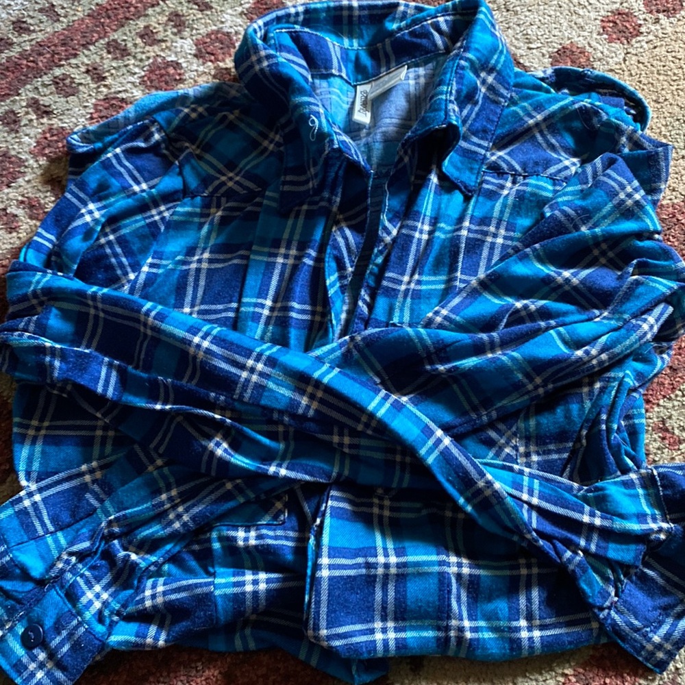 Blue flannel